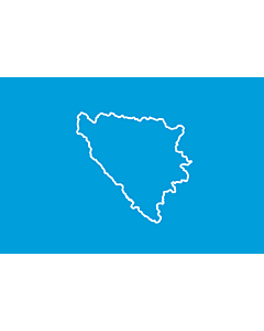Flag: BiH  First set of proposal 3 | Third alternative flag of the First set of Proposals for the Bosnian Flag change