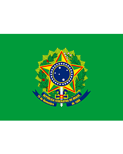 Flag: Presidential Standard of Brazil | Presidential Flag of Brazil