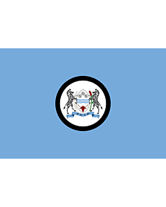 Flag: Standard of the President of Botswana
