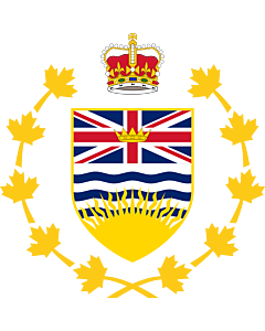 Flag: Crest of the Lieutenant Governor of British Columbia