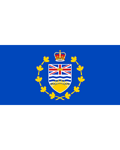 Flag: Lieutenant-Governor of British Columbia