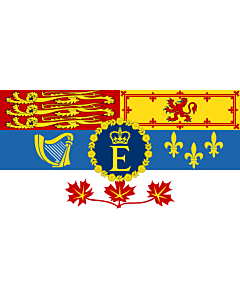Flag: Queen Elizabeth II for personal use in Canada  1962–present