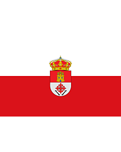 Flag: Abenójar, in Ciudad Real province, Spain