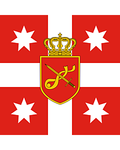 Flag: Georgia. Standard of Chief of General Staff