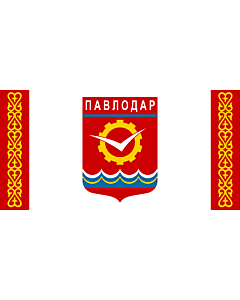 Flag: Pavlodar, Kazakhstan