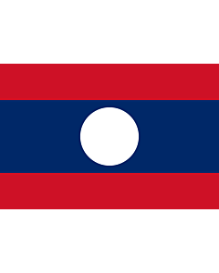 Flag: Lao People's Democratic Republic