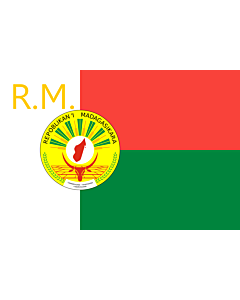 Flag: Presidential Standard of Madagascar
