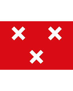 Flag: Breda, North Brabant, the Netherlands
