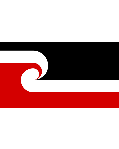 Flag: Tino Rangatiratanga Maori sovereignty movement | The Tino Rangatiratanga Flag of the Maori sovereignty movement