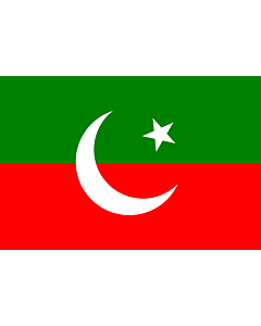 Flag: Pakistan Tehreek-e-Insaf | Pakistan Tehreek-e-Insaf. Created using Inkscape