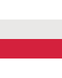 Flag: Poland corrected | W en Flag of Poland with official colors translated by Polish Wikipedian pl Wikipedysta DeJotPe per his Polish-language discussion on pl Dyskusja Flaga Polski and his translation of the official colors into sRGB -- white #E9E8E7  