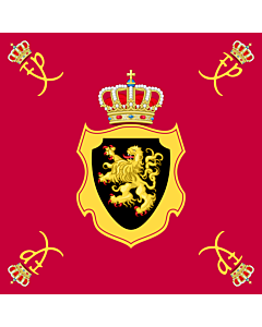 Flag: Royal Standard of King Philippe of Belgium