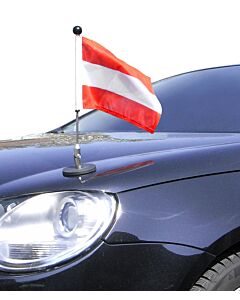  Magnetic Car Flag Pole Diplomat-1 Austria