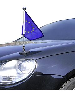  Magnetic Car Flag Pole Diplomat-1-Chrome Europe (EU)