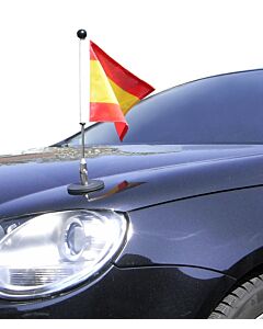  Magnetic Car Flag Pole Diplomat-1 Spain