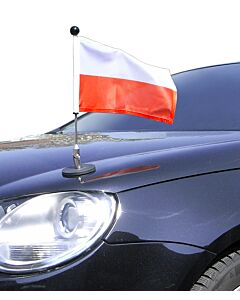  Magnetic Car Flag Pole Diplomat-1.30 Poland