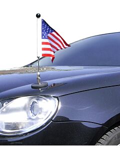  Magnetic Car Flag Pole Diplomat-1.30 USA