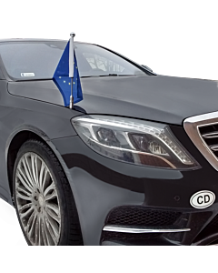  Car Flag Pole Diplomat-Z-Chrome-PRO-MB-S-W222  for Mercedes-Benz S (W222) (2013-2020)