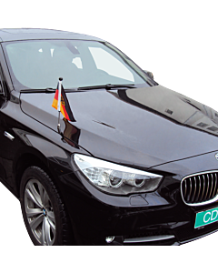  Car Flag Pole Diplomat-Z Germany with coat of arms 